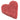 Amberblok hart royal pink GA5280, 10st.