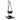 Geurbrander/Kaarsenstandaard Zwart hangend, 10 stuks (hb1465)